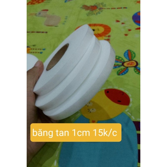 Băng tan dính 2 mặt bản 1cm 2cm