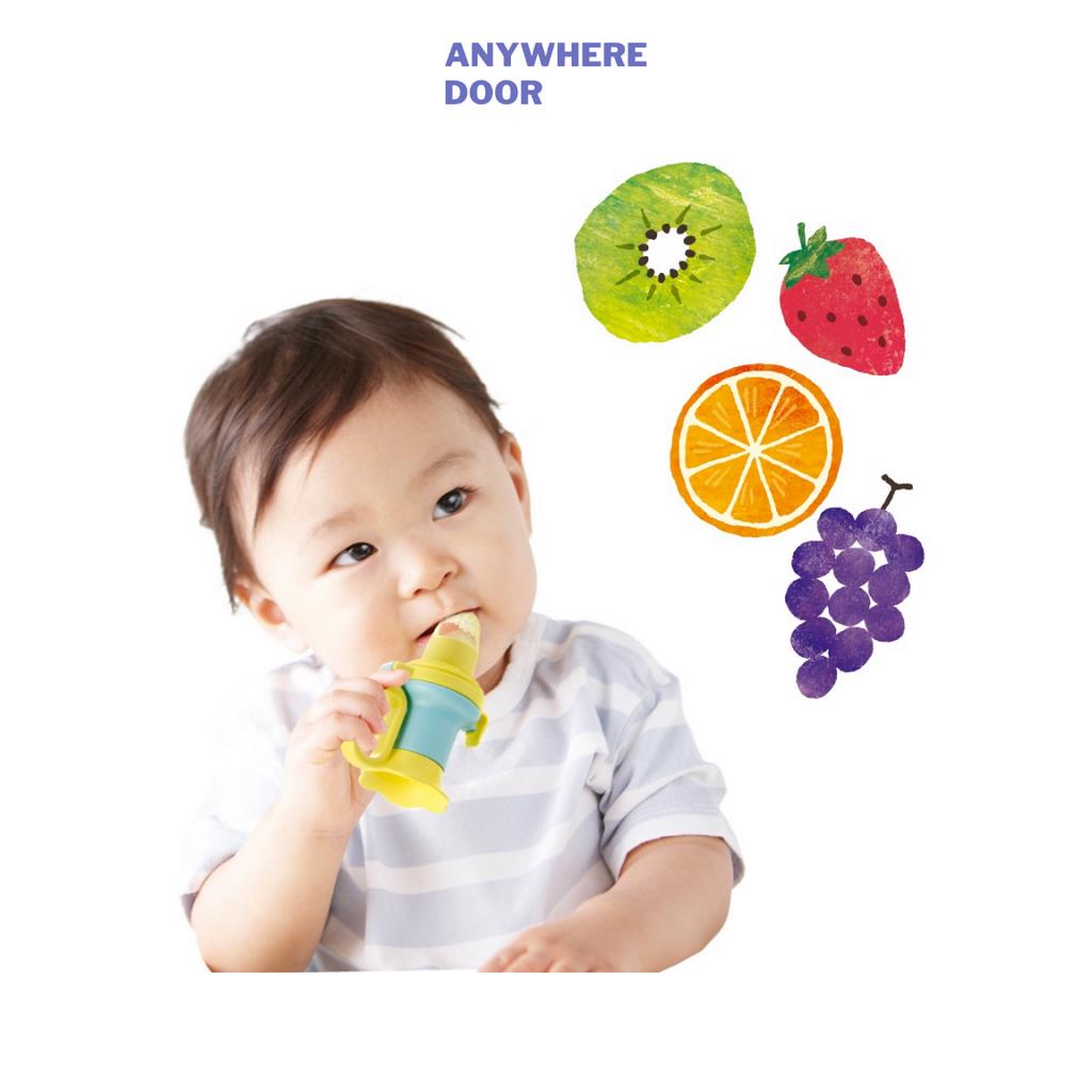 Túi nhai ăn dặm Richell chống hóc cho bé size S/M