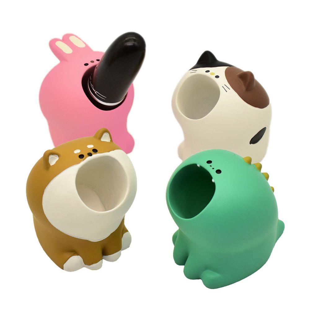 Hộp Đựng Bút Đánh Dấu Bằng Nhựa Resin Hình Động Vật Dễ Thương