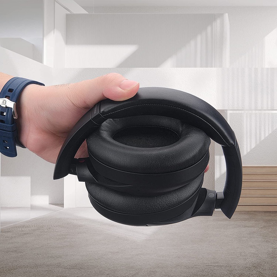 Mút Xốp Hoạt Tính Phối Da Mềm Cách Âm Dành Cho Tai Nghe Sony WH-1000XM4 (WH1000XM4)