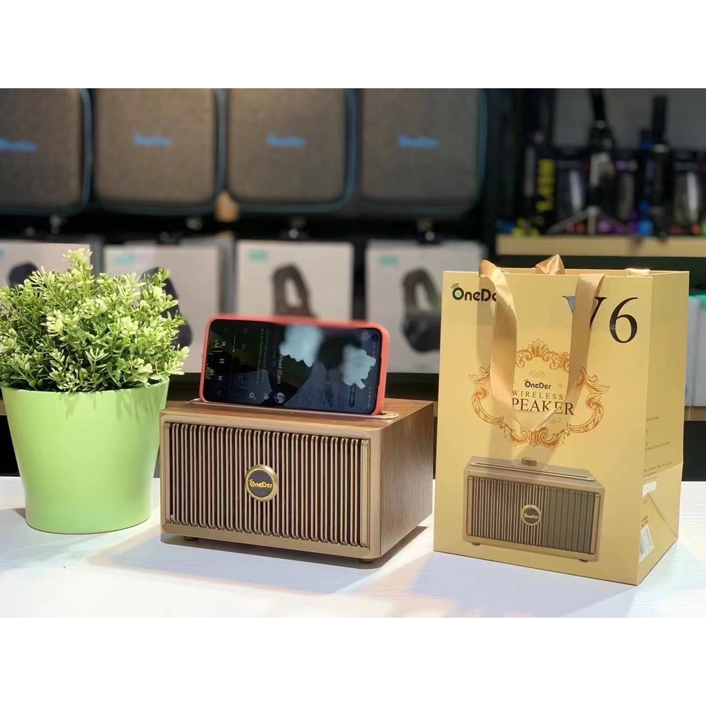 Loa Bluetooth Không Dây OneDer V6 - Công Suất 20W - Âm Thanh Siêu Trầm- Linkeetech