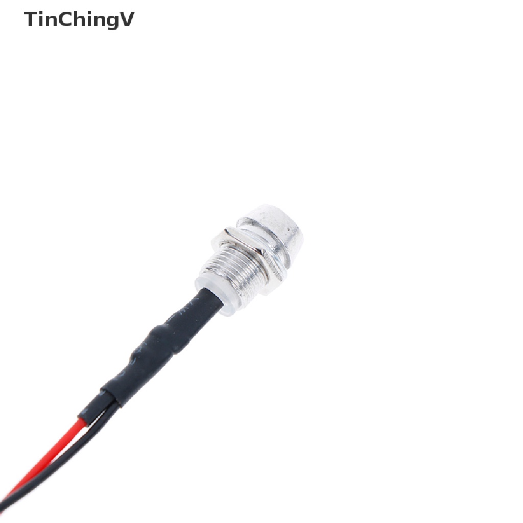 Bộ 8 Đèn LED 5mm Ánh Sáng Trắng Đỏ Cho Xe Hơi Điều Khiển Từ Xa