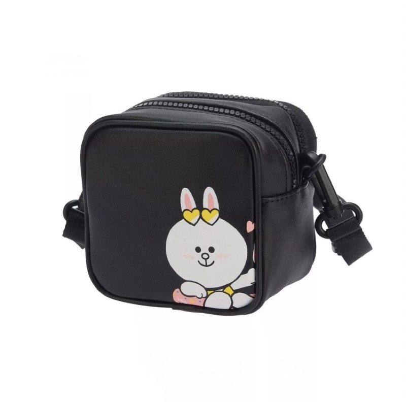 Túi đeo chéo siêu xinh chính hãng mẫu Gấu Thỏ Brown Cony Line