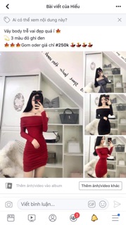 Đầm trễ vai body