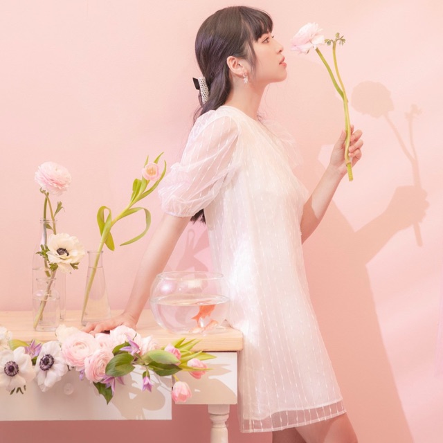 Váy Dottie organza