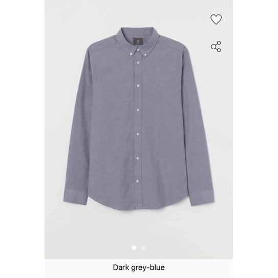 Áo sơ mi nam HM dài tay