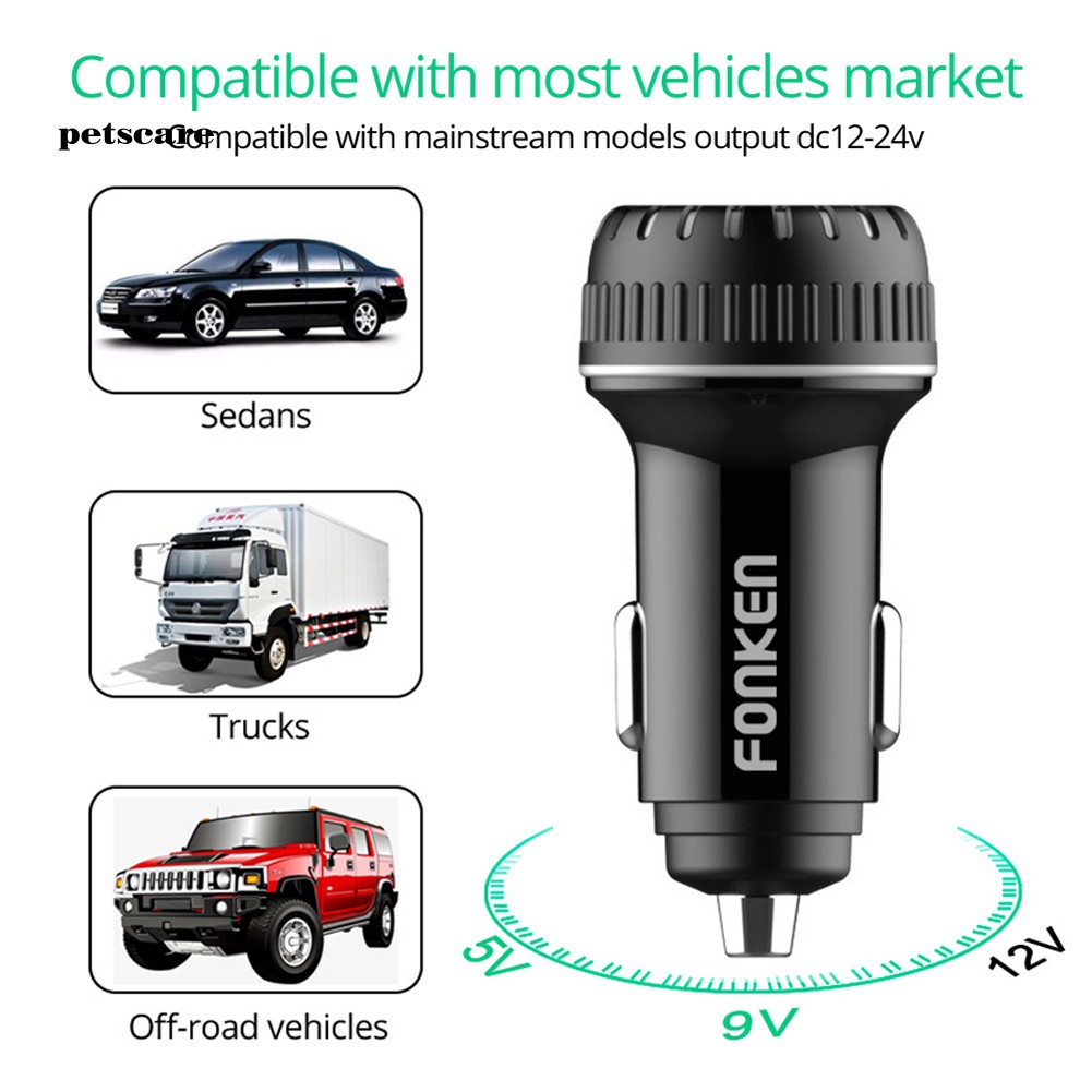 Tẩu Sạc Nhanh 36w Qc3.0 Usb Cho Xe Hơi