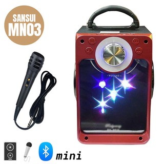 (CHUYÊN GIÁ SỈ) (CÓ MIC + ĐÈN LED) LOA KARAOKE MNO3 CÓ ECHO (SIÊU RẺ)