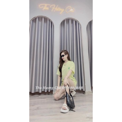 Áo phông xốp Pprra tag ngực cổ xích