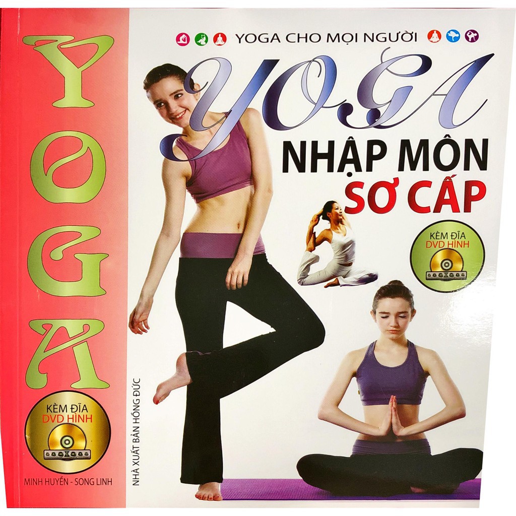 SÁCH - Yoga Nhập Môn Sơ Cấp (Kèm Đĩa DVD Hình) Gigabook