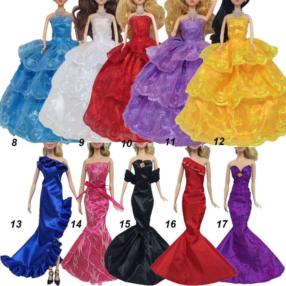 Đầm Hoa Thời Trang Cho Búp Bê Kat1 DIY 2021