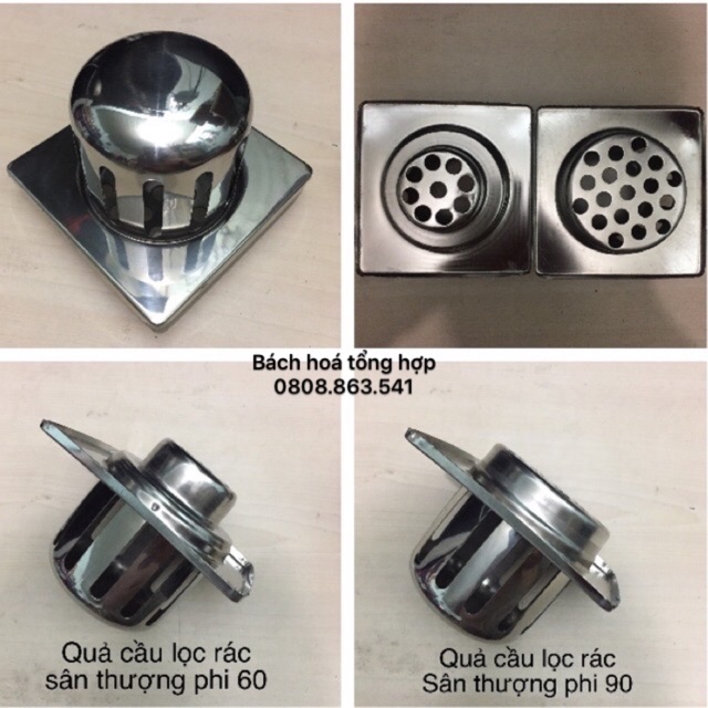 Quả cầu chắn lọc rác inox 304