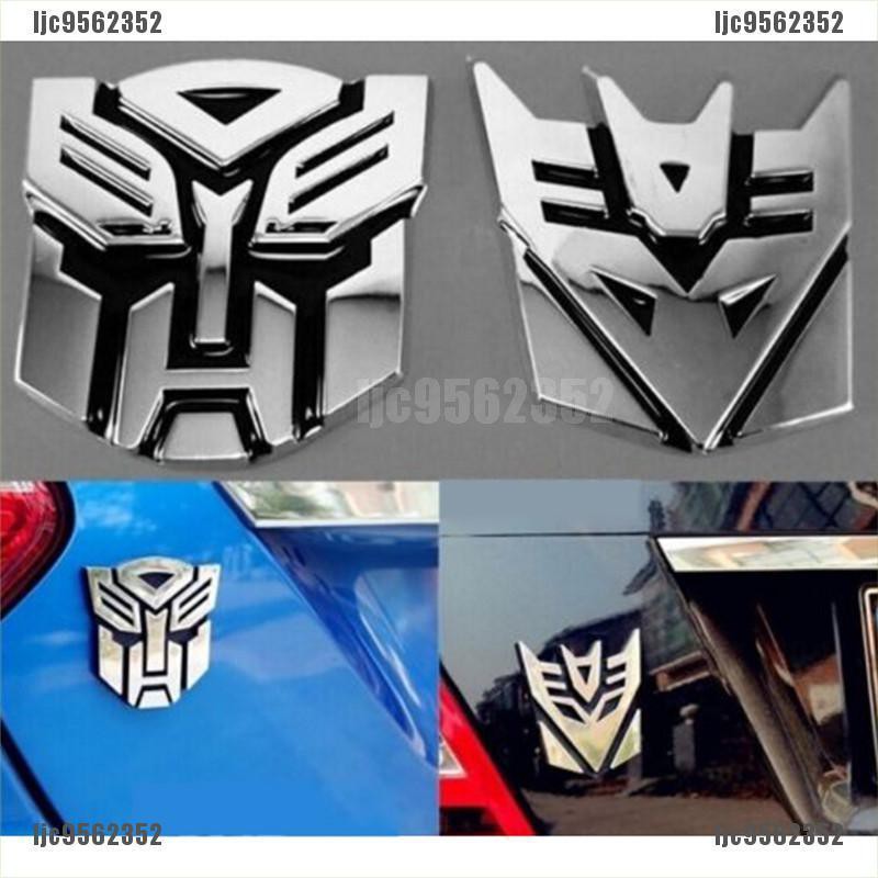 Miếng Dán Trang Trí Xe Ô Tô Hình Transformers 3d Ljc9562710