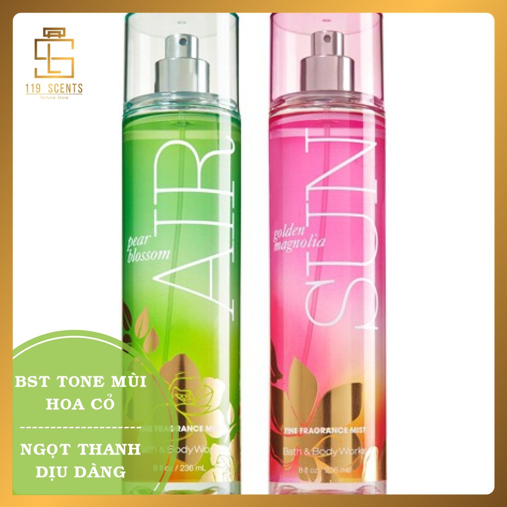 [🌸 BST HOA CỎ 🌸 – ĐỦ MÙI] Xịt Thơm Nước Hoa Toàn Thân Hương Hoa Cỏ Bath & Body Works Fine Fragrance Mist (236 ML) ® | BigBuy360 - bigbuy360.vn