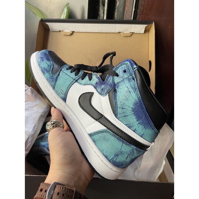 giầy nam Air Jordan Retro 1 Tie Dye Big Kid Size 3Y