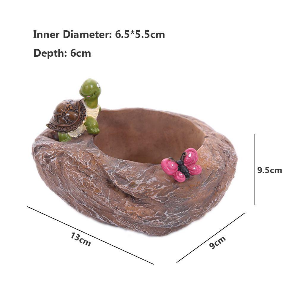 LET Chậu Hoa Hình Rùa Sáng Tạo Trang Trí Sân Vườn