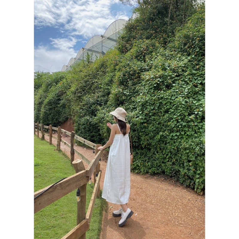 Đầm maxi 2 dây suông