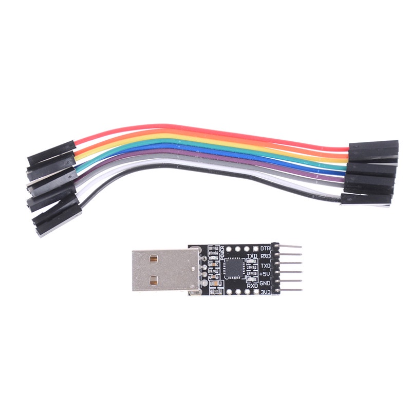 ECVN USB 2.0 to TTL UART 6PIN CP2102 Module Serial Converter + Cable