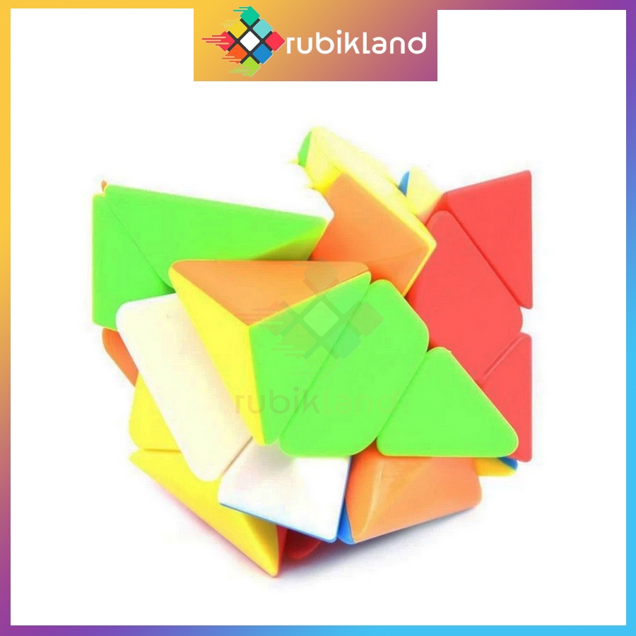 Rubik MoYu Axis Cube Stickerless MeiLong Rubic Stickerless Biến Thể Không Viền Đồ Chơi Trí Tuệ