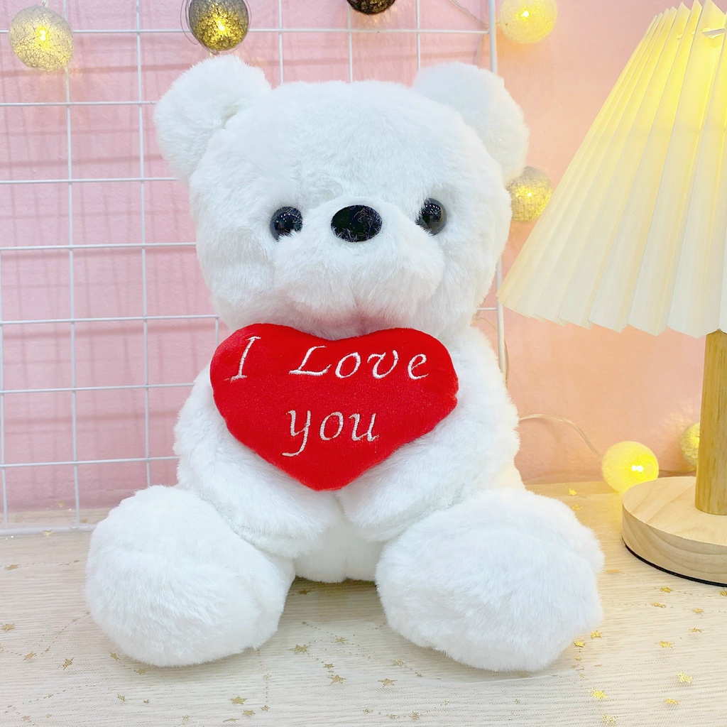Gấu Bông Ôm Tim I Love You Cao Cấp Gấu Bông Online