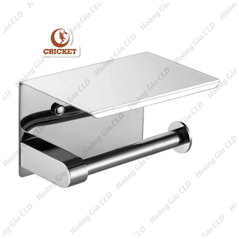 Kệ đựng giấy vệ sinh dạng hở inox 304 siêu dày - Thiết kế sang trọng, nhỏ gọn và đẹp mắt