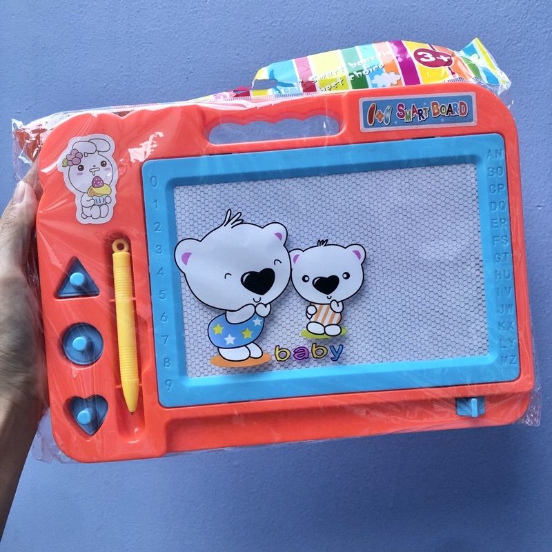 Bảng gạt/ bảng viết tự xóa thông minh cho bé (Giao màu ngẫu nhiên)