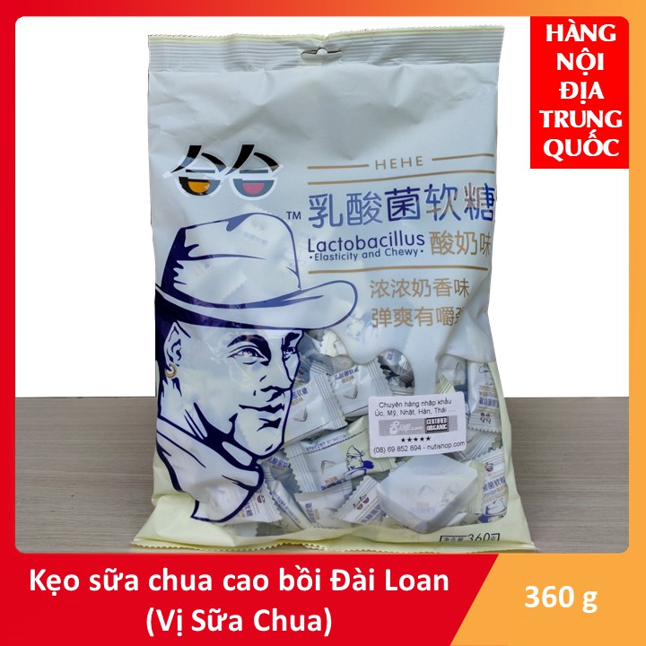 Kẹo sữa chua ông già Đài Loan vị sữa chua siêu ngon 360 gr