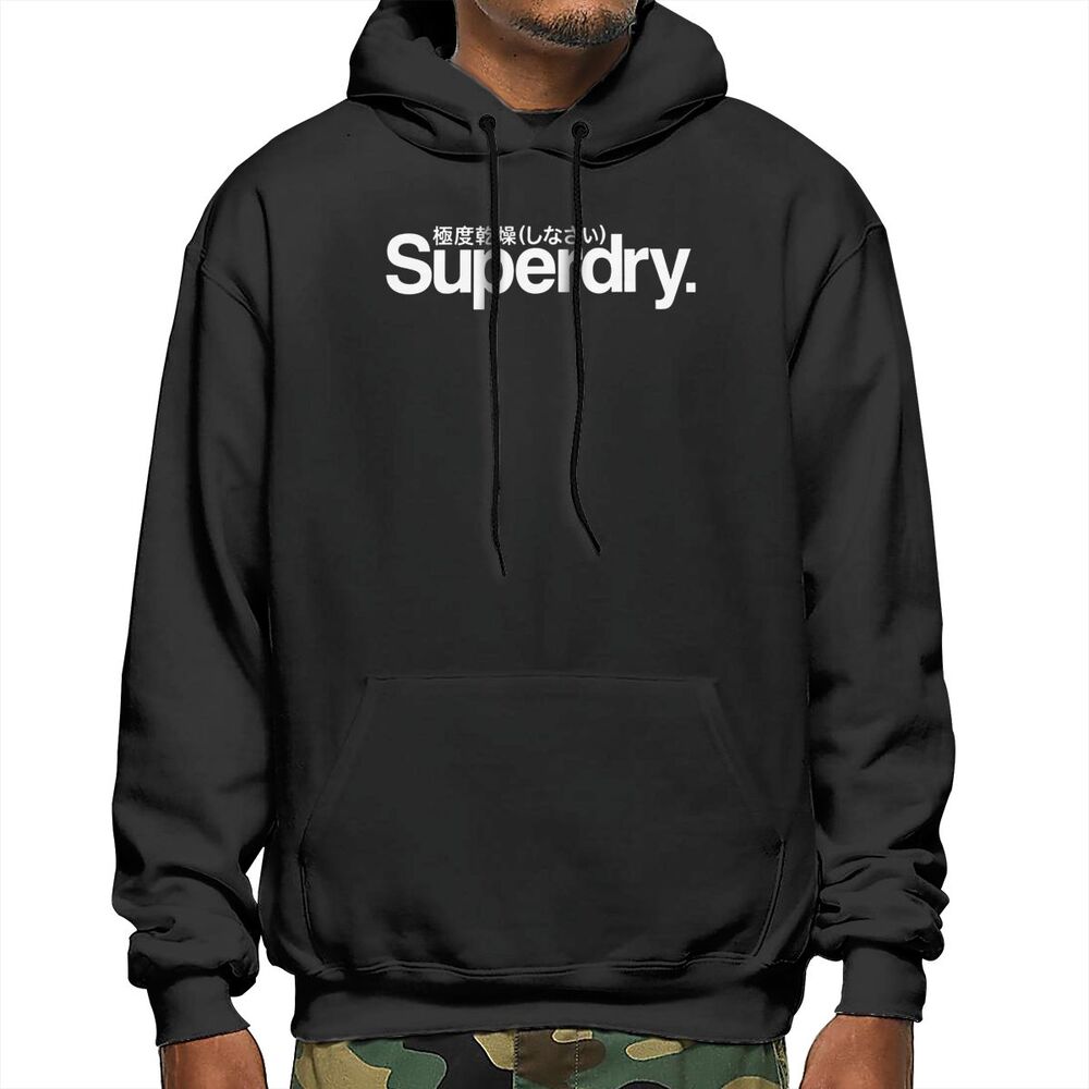 SUPERDRY Áo Hoodie Tay Dài In Logo Shangjiao Thời Trang Cho Nam Và Nữ