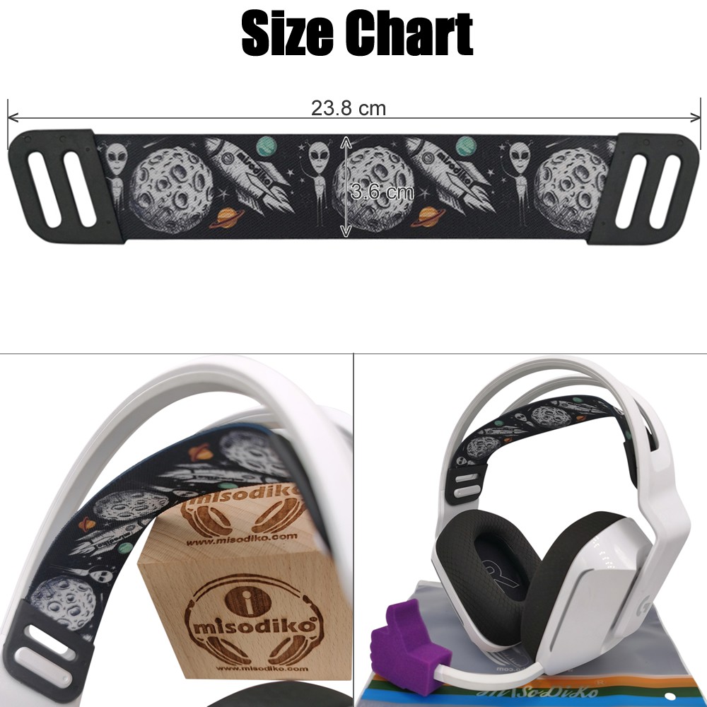 Băng Đô Co Giãn Thay Thế Cho Tai Nghe Chơi Game Logitech G733 G335 G535