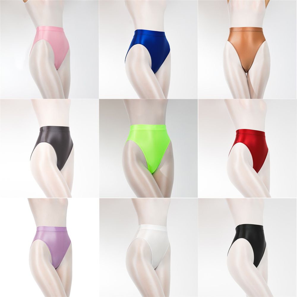 UPSTOP Quần lót lưng cao siêu mỏng satin bóng M-XXL nhiều màu sắc thời trang cho nam và nữ