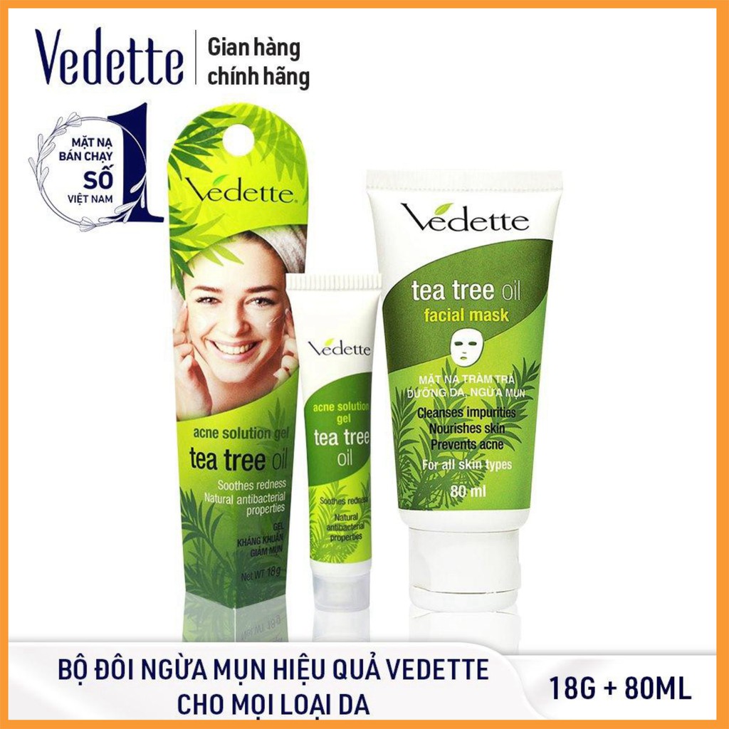 ❤️ BỘ ĐÔI NGỪA MỤN HIỆU QUẢ VEDETTE