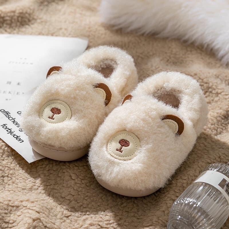 Dép lông bọc gót cho người lớn và trẻ em