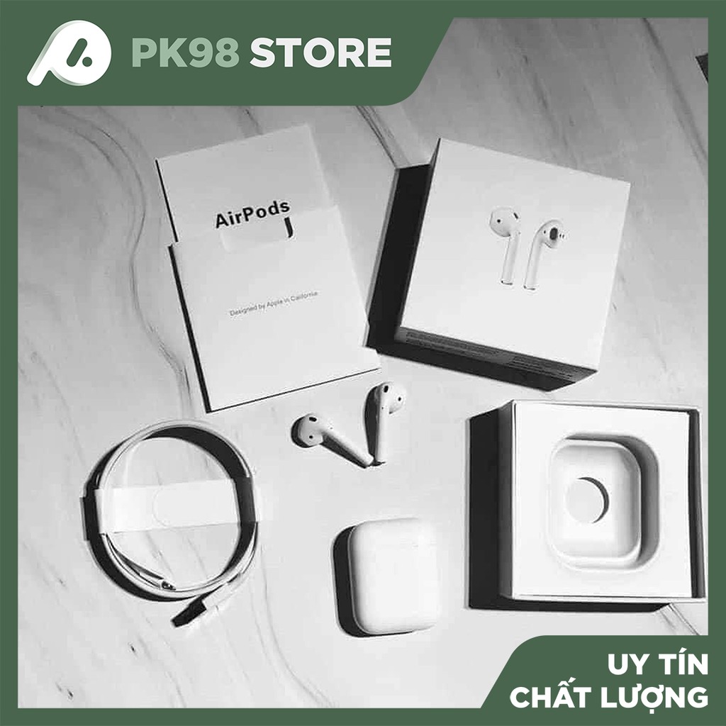 [AIRPODS 2] TAI NGHE BLUETOOTH - ĐỊNH VỊ - ĐỔI TÊN - CHIP JERY - DÙNG CHO CẢ IOS VÀ ANDROID