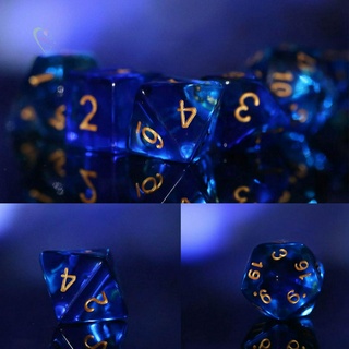 VN Set 7 Viên Xúc Xắc Đa Diện Nhiều Màu Sắc