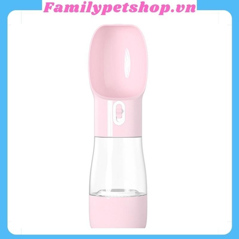 Bình nước di động cho chó mèo sử dụng khi đi dạo-đi du lịch-familypetshop.vn