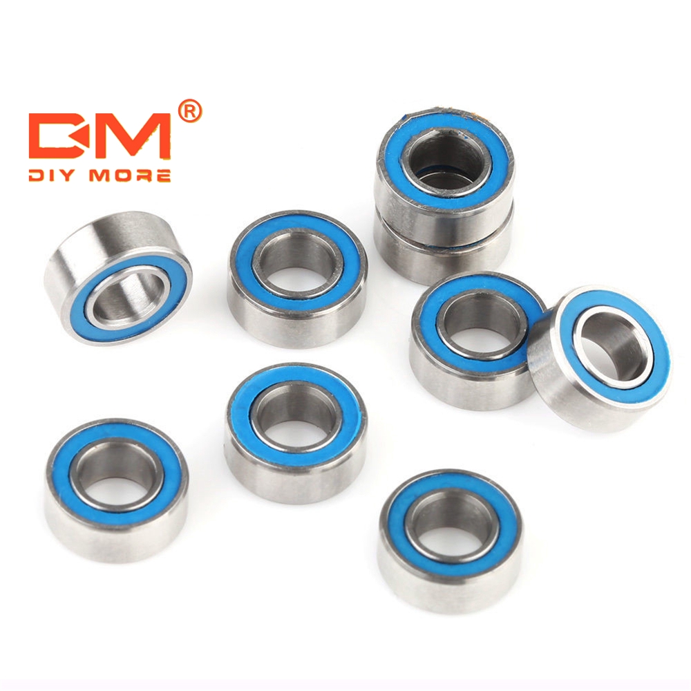 DIYMORE Set 10 Vòng Bi Mr105-2Rs Abec-5 5x10 X 4 mm Mr105Rs L1050 Mr105 2rs