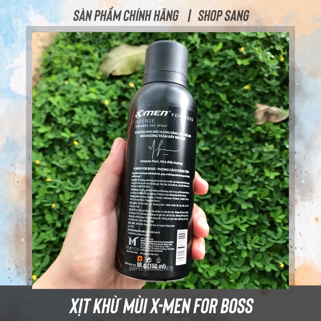 Xịt Khử Mùi X- men For Boss