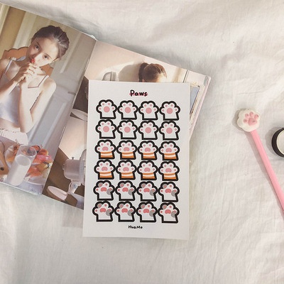 Sticker dán hộp hoạt hình nhiều mẫu