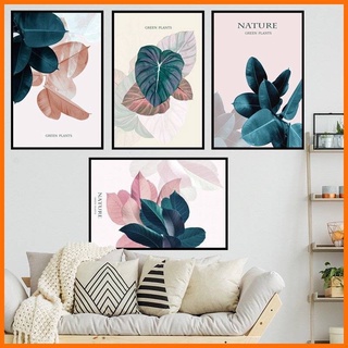 Decal Dán Tường Mẫu khung ảnh 3d hoa lá ( Nhiều Mẫu)