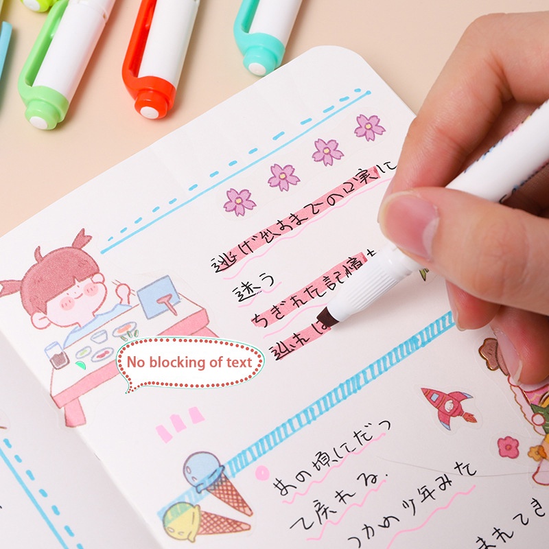 Bút Đánh Dấu Hai Đầu Mềm Mại Với 25 Màu Tùy Chọn