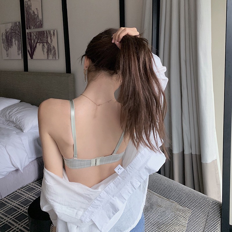 Áo lót AOWEINISI nâng ngực mỏng viền mỏng thoải mái đơn giản chất lượng cao