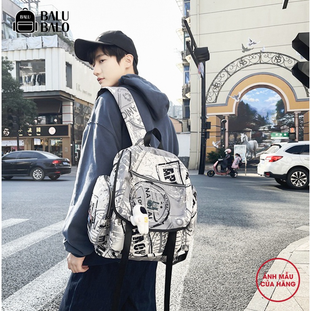 Balo đi học nam nữ thời trang Nhật Bản Harajuku BALU BALO BLUWH72210