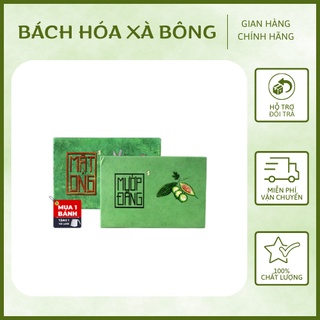 Combo 2 bánh xà bông mướp đắng, mật ong Bách Hoá Xà Bông xà phòng thiên nhiên tặng 2 túi lưới - sp 13