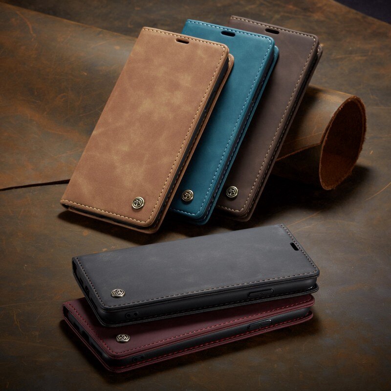 Caseme Magnetic Flip Card Wallet Leather Case For iPhone 11 Pro X XR XS Max 7 8 6 6s Plus Anti-knock Phone Holder Protection Cover