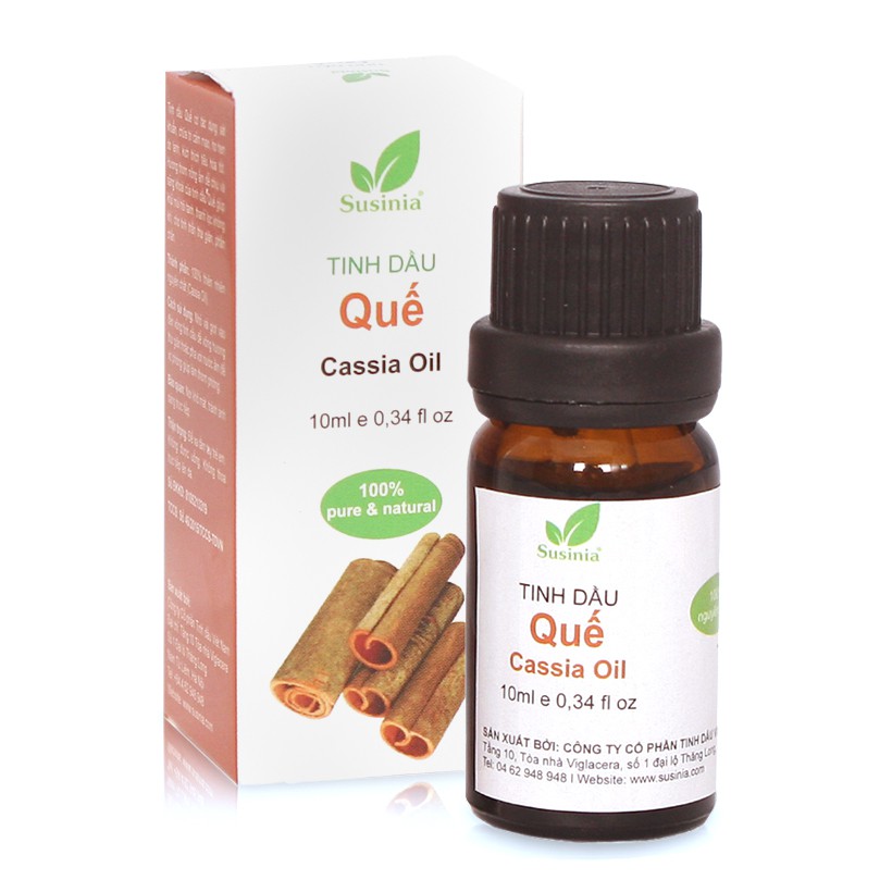 Tinh dầu quế Susinia 10ml 100% nguyên chất tự nhiên