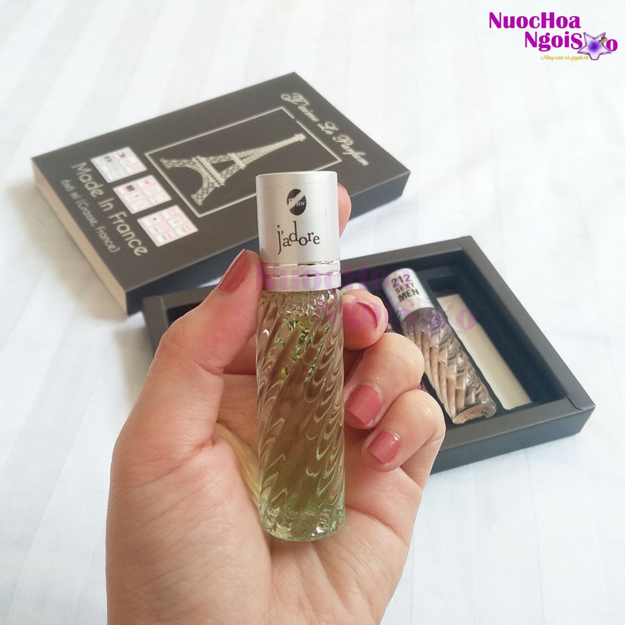 Set 6 Chai Nước Hoa Tháp Mini Hương Thơm Pháp Quyến Rũ, Cá Tính | Thế Giới Skin Care