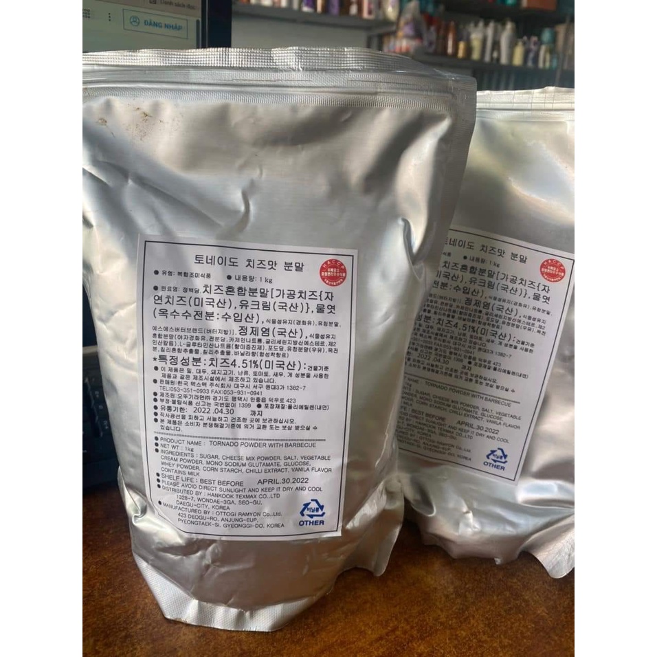 Bột phô mai lắc 18k/ gói 1 lạng