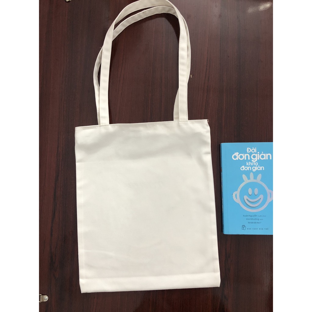 Túi tote đeo vai - túi vải canvas kẹp nách Style Hàn Quốc | BigBuy360 - bigbuy360.vn