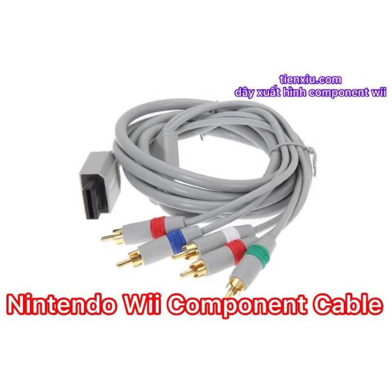 Cáp xuất hình nintendo wii / Wii U DÂY COMPONENT CHO MÁY NINTENDO WII /WII U