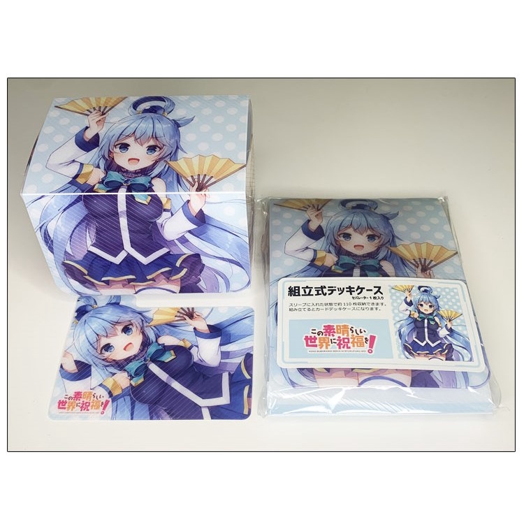 Hộp xếp dùng để đựng card game gần 200 lá - Deckbox Anime siêu đẹp - Aqua KonoSuba